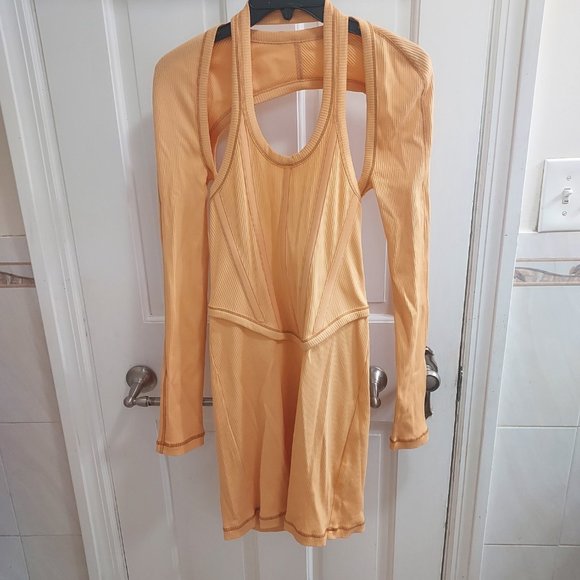 Dion Lee Halter Neck Corset Long Sleeve Modular Minidress - Picture 3 of 10